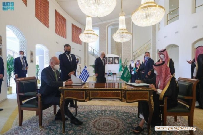 بريكنج ديفينس: السعودية توثق علاقاتها مع اليونان لمواجهة أنصار الله وتركيا