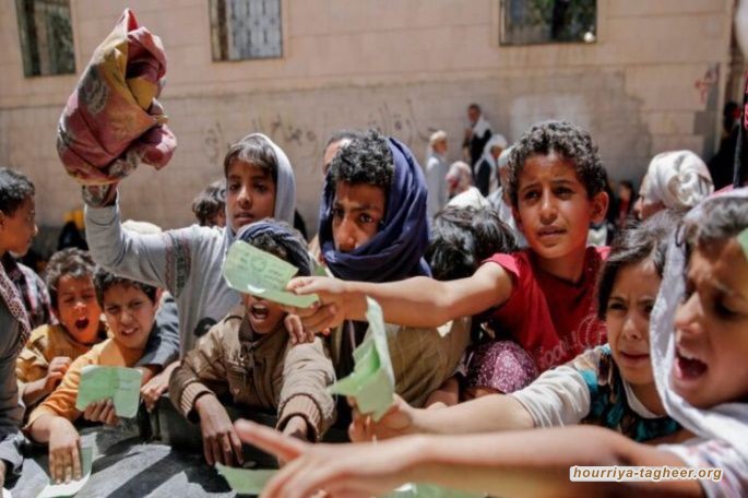 البنك الدولي يحذر: 70% من سكان اليمن يواجهون خطر المجاعة بسبب حرب السعودية.