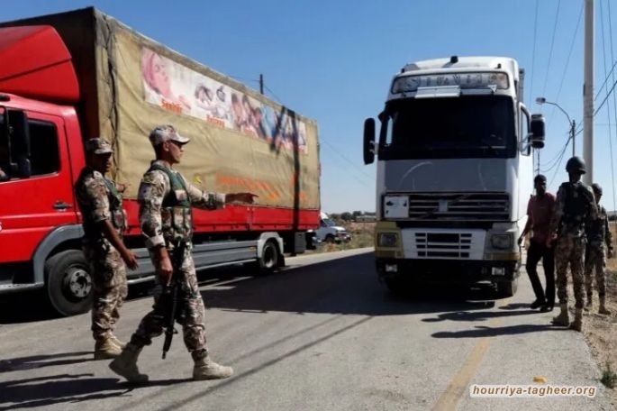 السعودية تمنع 400 شاحنة أردنية من دخول أراضيها بحجج واهية.. هل لباسم عوض الله علاقة بالقرار؟؟
