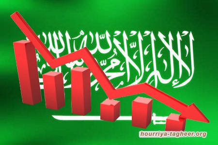 هبوط مؤشرات الأسهم تداول في السعودية