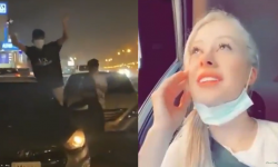 شبان يهاجمون فتاة أجنبية وسط الرياض