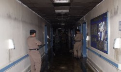 بالصور.. إصابة 3 أشخاص فى حريق شب بمستشفى بالطائف غرب السعودية