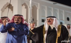 سلمان يؤدي رقصة الحرب مع ملك البحرين رغم الجرائم في اليمن