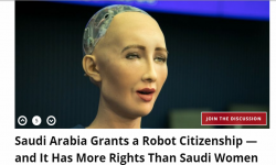موقع امريكي بطريقة ساخرة: روبوت ألي له حقوق أكثر من المرأة في السعودية