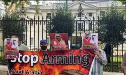 احتجاجات أمام السفارة السعودية بلندن للإفراج عن معتقلي الرأي