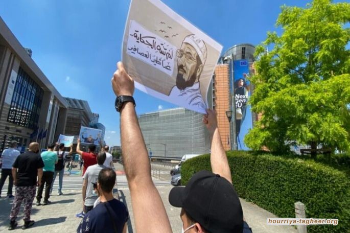 الثانية بأسبوع.. تظاهرة ببروكسل رفضاً لزيارة رئيس المجلس الأوروبي للسعودية