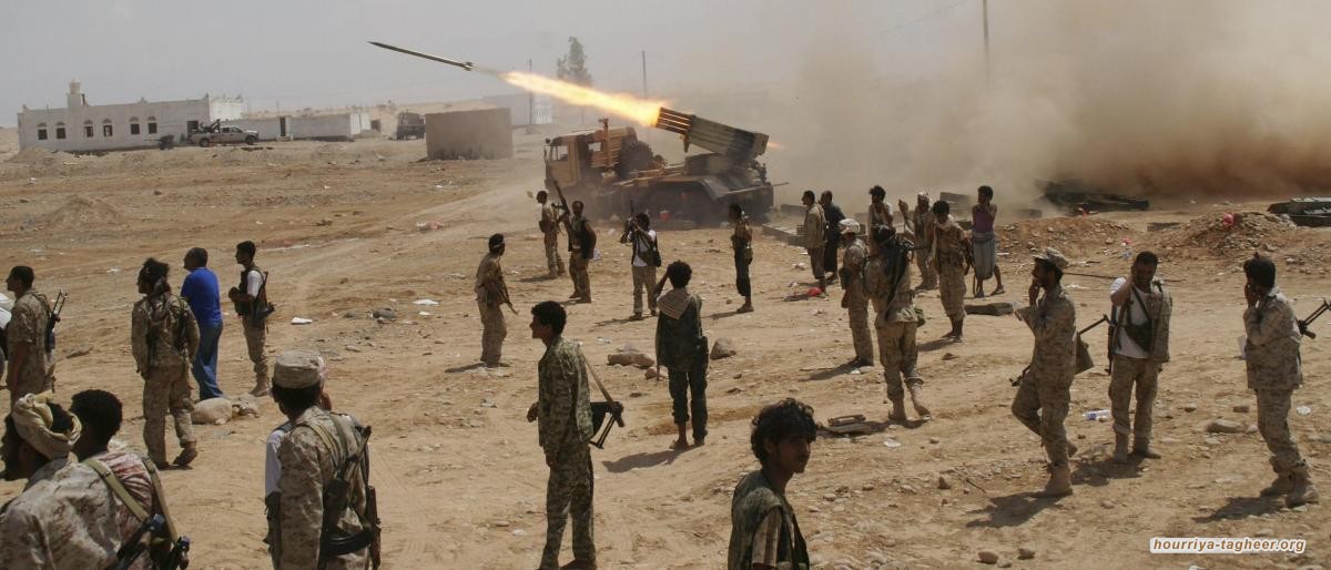 بحضور لجنة من آل سعود.. قصف متبادل بين قوات هادي والانتقالي