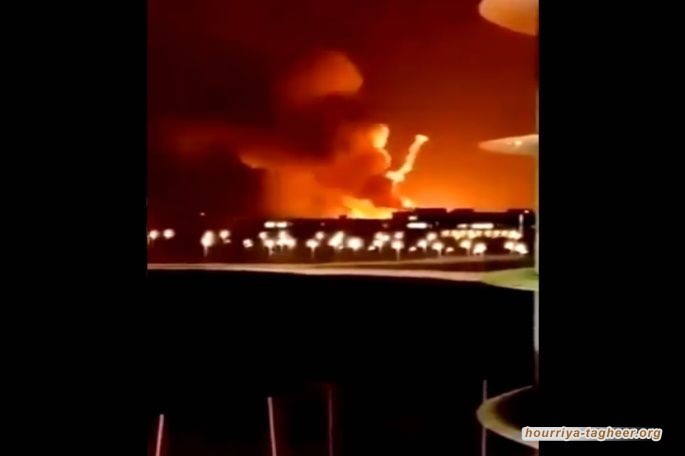 ألسنة النيران طالت عنان السماء.. شاهد الصواريخ والمسيرّات اليمنية تدك أرامكو و أهدافا أخرى في جيزان