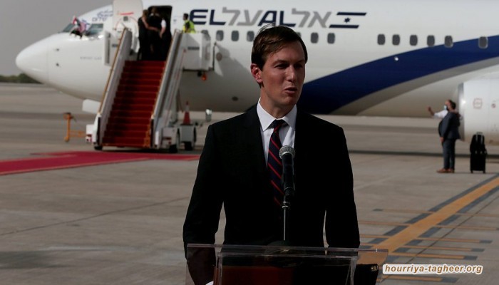 كوشنر يشكر الملك سلمان لسماحه بمرور طائرة التطبيع عبر أجواء مملكة آل سعود