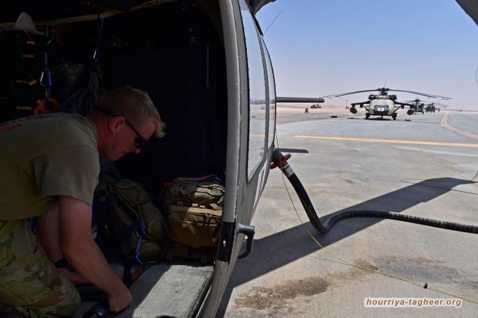 أمريكا تشارك مباشرة في العدوان على اليمن.. صور تظهر استعدادات لمقاتلات أمريكية بقاعدة الأمير سلطان بمملكة آل سعود