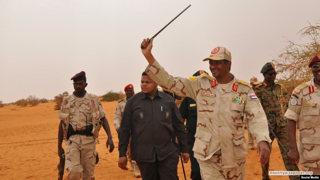 حميدتي يستقوي بالرياض لقمع المتظاهرين