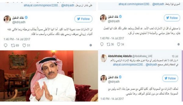 السعوديون غاضبون: الامارات تفضّل بقاء الاسد رئيسا لسوريا