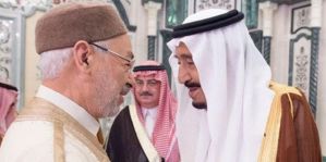 بعد أيام من استقباله «القرضاوي».. العاهل السعودي يتناول الإفطار مع «الغنوشي»