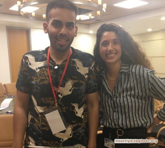 المتصهين محمد سعود ينشر صورة مثيرة مع فتاة صهيونية