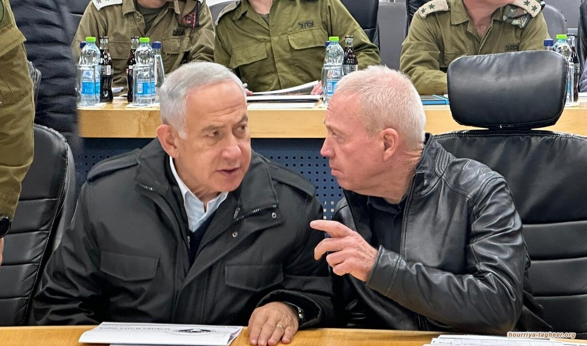 غالانت يطلع نتنياهو على تقدّم نحو إدخال جيوش عربية إلى غزة