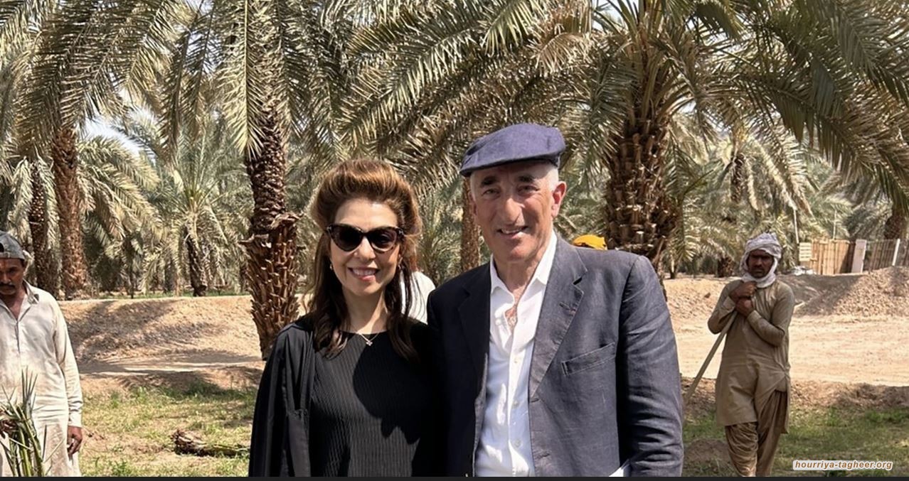 صهاينة يزرعون أشجار النخيل في المدينة المنورة