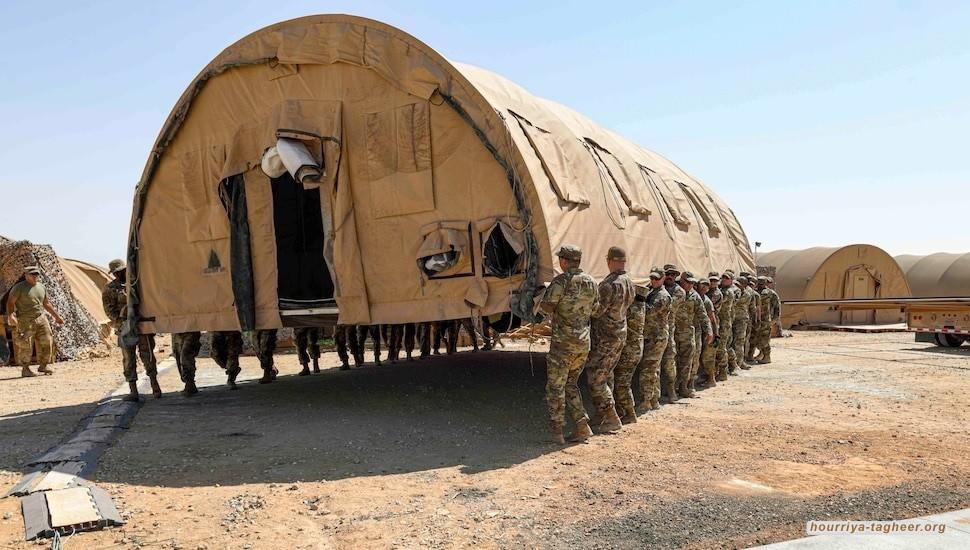 البقرة السعودية تبدأ بناء قاعدة أمريكية على جزيرة تيران