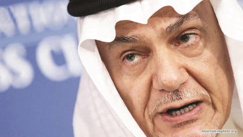 خاشقجي يتسبب في هروب تركي الفيصل من مقابلة تلفزيونية