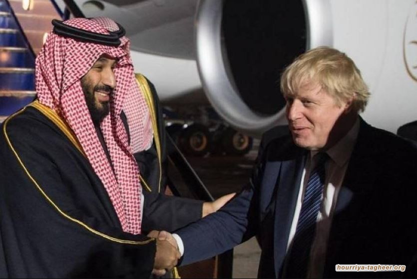 مصافحة جونسون لابن سلمان .. العبرة مصافحة