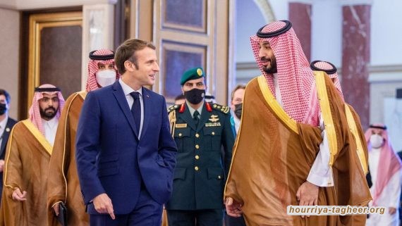 يدا ابن سلمان ملطختان بالدماء وماكرون لا يريد سوى المال