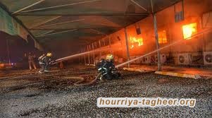 حريق ضخم ثان في مملكة آل سعود خلال 24 ساعة ومطالب بالتحقيق