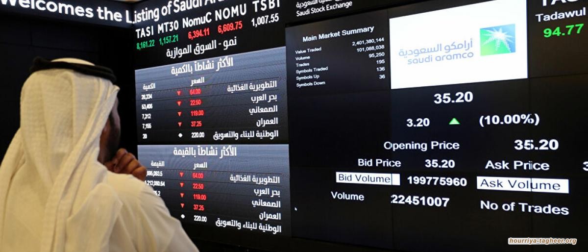 مؤشر السوق السعودية يهبط إلى أدنى مستوى في شهرين