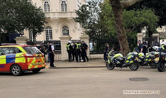 هجوم على مسكن السفير السعودي في لندن
