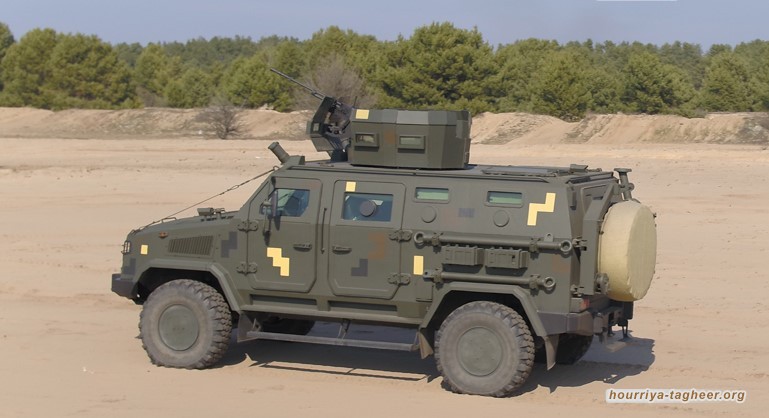 لزيادة القمع.. مركبات عسكرية أوكرانية تنضم للقوات الخاصة السعودية