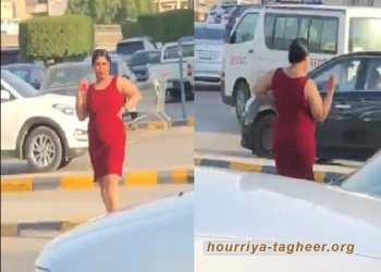 سيدة بفستان فاضح في شوارع الرياض تثير غضبا