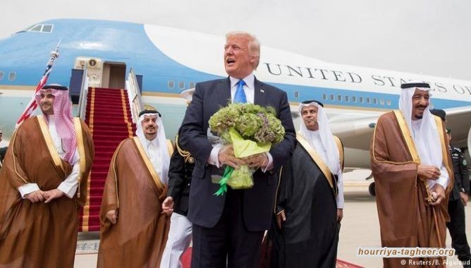 ماذا وراء العلاقة المريبة بين ترامب وال سعود