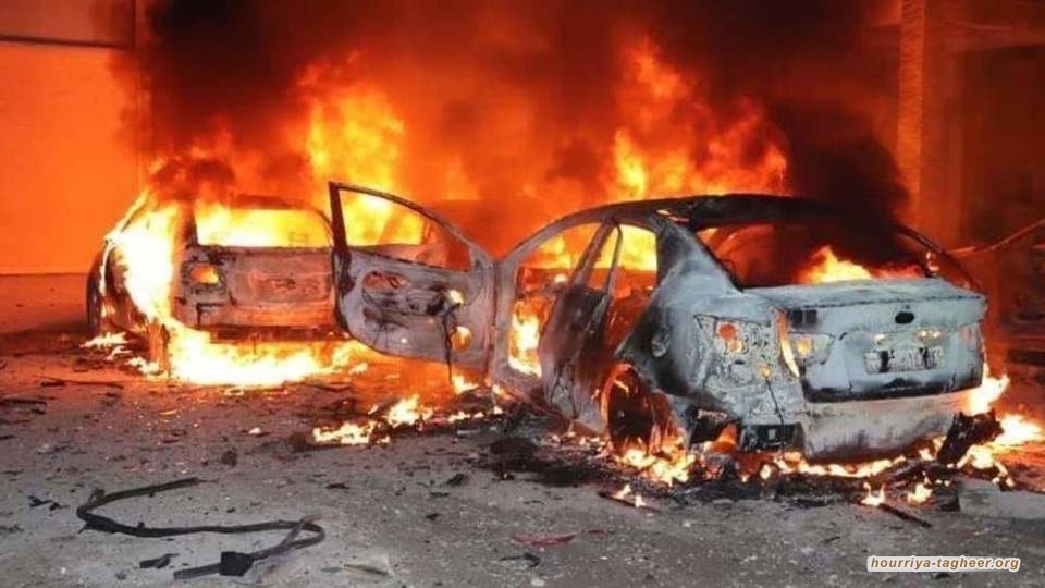 تفحمت بالكامل.. حريق يلتهم 4 سيارات في محافظة #الأحساء