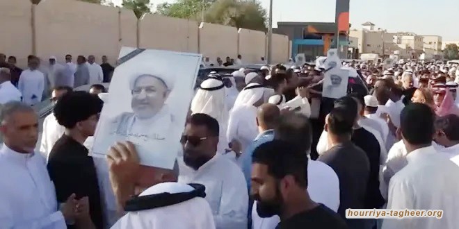 تشييع حاشد للشيخ عبدالحميد العباس في القطيف