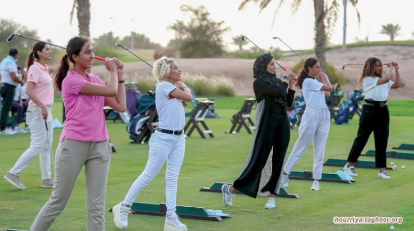 النظام السعودي لم ينجح في تعزز التبييض الرياضي بدوري الغولف