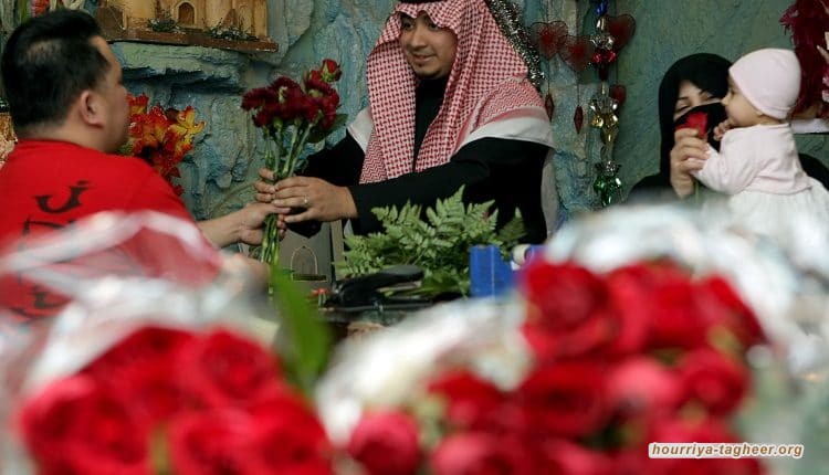 غزو بالأحمر لملابس النساء الداخلية، احتفال صامت بعيد الحب في السعودية