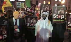 تظاهرة احتجاجية بلندن للمطالبة بالإفراج عن المعتقلين بالسعودية