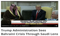 في مقالة ل”جورجيو كافيرو”: إدارة ترامب تنظر الى ازمة البحرين بعيون سعودية
