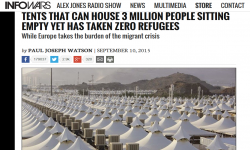 موقع أمريكي يدعو السعودية لاستضافة اللاجئين السوريين بمخيمات الحجيج بمنى